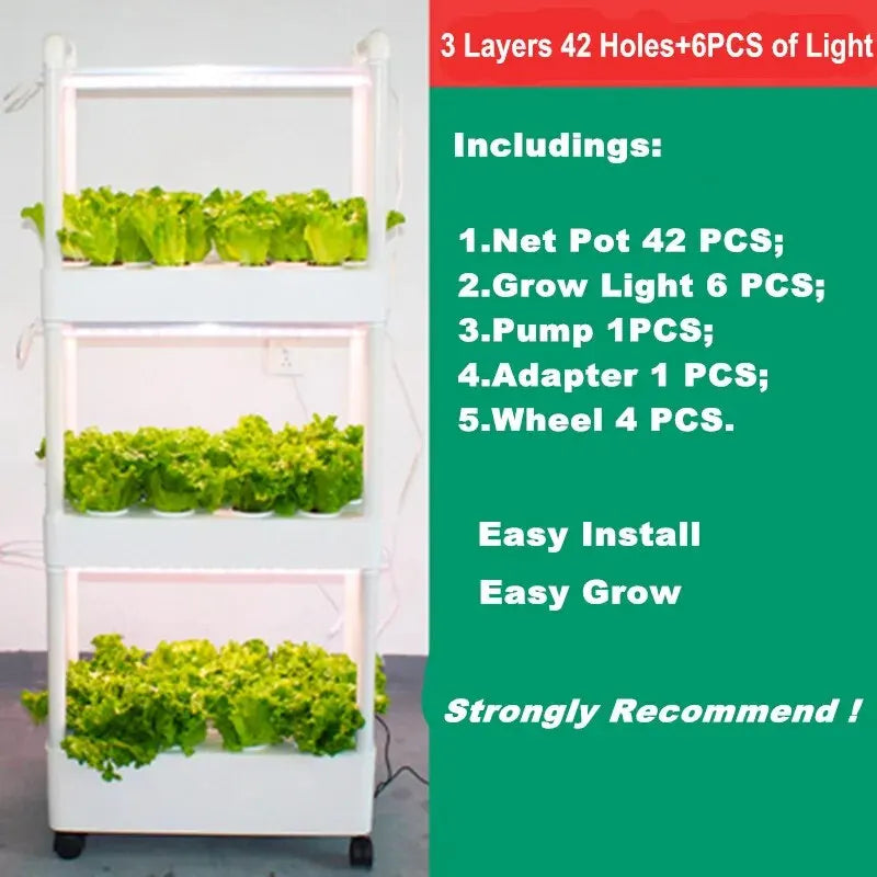 Professional 42-Pod Vertical Garden System